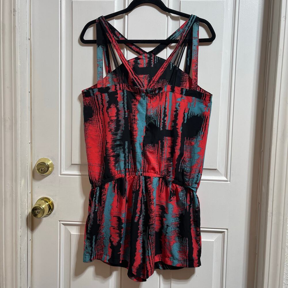 Fabletics Liza Romper Heat Wave Sleeveless Women's Sz Medium - Picture 2 of 11